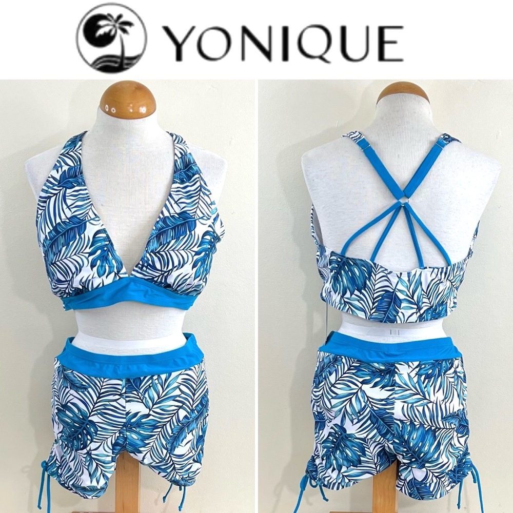 Yonique Women’s Two Piece Shorts Swimsuit